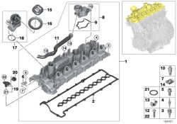 Original BMW Profildichtung  (11127806507)