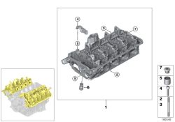 Original BMW Zylinderkopf ZYL.1-4 (11127573933)