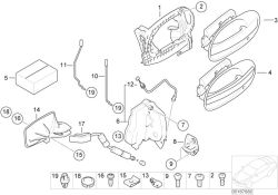 Bowden cable izquierda  (51227024645)