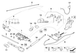 Flexible Welle links, Nummer 03 in der Abbildung