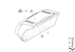 Original BMW Instrumentenkombination uncodiert KM/H (62116958592)