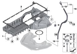 Original BMW Ölwanne Oberteil  (11137574533)