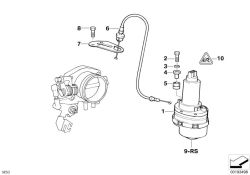 Bowdenzug Ads 2 L=496mm/Pbx