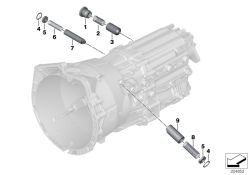 BMW d'origine Molla di compressione  (23317550446)