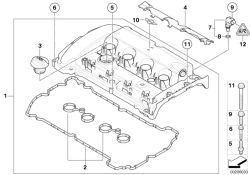 Original BMW Sechskantschraube mit Scheibe M6x75 (11127570070)