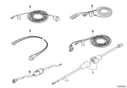 Câble rép. airbag tête ITS/boît.de cde d`origine BMW  (61129130174)