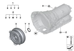 Original BMW Reparatursatz Drehmomentwandler GA8HP45 (24408612872)