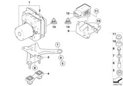 Original BMW Halter Drehratensensor  (34513400577)