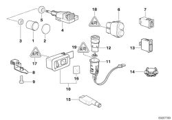 Original BMW Flachsteckhülse 0,5-1,0 mm² (61131362868)