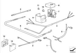 Kabel Starter-Stützpunkt B+ 