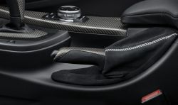 Original BMW Parking brake handle with Alcantara boot M Performance (34402222538)