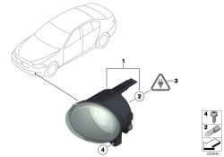 Original BMW Nebelscheinwerfer rechts  (63177839866)