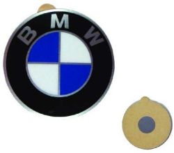 Plaquette BMW avec feuille adhésive D=58mm