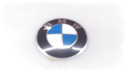 BMW plaque with adhesive film D=64,5mm