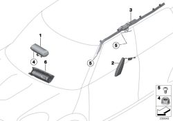 Oval-head screw with anti-rotation lock ISA M6x12