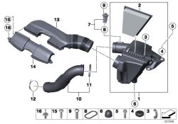 Luftführung mit Resonator 