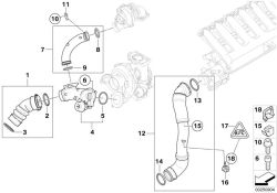 Original BMW Ladeluftleitung  (11618506078)