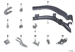 BMW d'origine Parte inferiore di guida cavo  (12527583199)