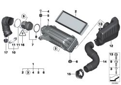 Original BMW Sechskantschraube mit Scheibe M6 (13717555264)