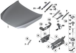 Sechskantschraube mit Scheibe M8X45-U1