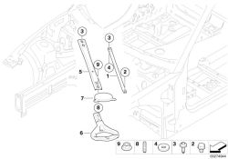 Original BMW Federdomstrebe links  (51617167643)