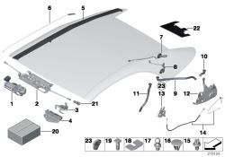 Original BMW Repair kit for lock  (54347310401)