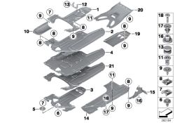 Original BMW Abdeckung Tank rechts  (51758038102)