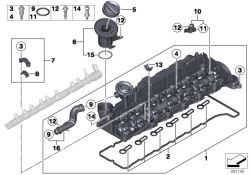 Original BMW Entkopplungselement  (11128512188)