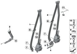 Original BMW Obergurt REMA vorn rechts oyster (72117382356)