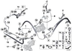 Original BMW Rücklaufleitung Dynamic Drive Part 2 (32416799082)