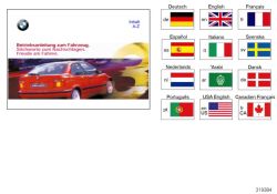 Zusatzbetriebsanleitung Wegfahrsperre E36/5