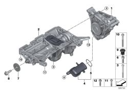 BMW d'origine ASA-Vite M8x40 (11277589050)