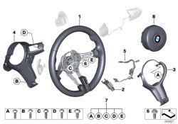 FMW Tuning & Autoteile - M Sportlenkrad Airbag Leder Multifunktion