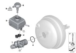 Original BMW Verschluss mit Warnschalter  (34336772697)