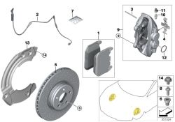           Reparatursatz Bremsbeläge asbestfrei  (34106872334)