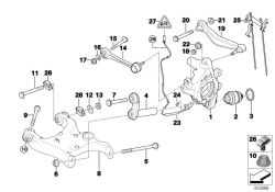 Kit réparation bras transversal droit Value Parts