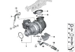 Vis six pans d`origine BMW M6x14 (07119906126)