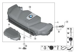 BMW original Contador masas de aire pelíc. cal. Z4 Roadster E85 (13628658527) (13628658527)