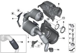 BMW original Tornillo hexagonalMini Paceman R61 M10X20-10.9 (07119904133) (07119904133)