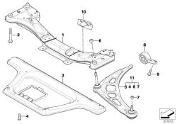Front axle support 