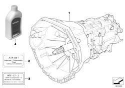 Aufkleber Getriebeöl MTF-LT-2