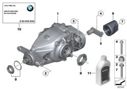 Bracket, vibration absorber, Number 05 in the illustration