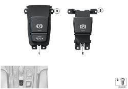 Original BMW Switch for parking brake/Auto-Hold  (61316822518)