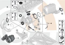 Anbausatz Abgasturbolader Value Parts