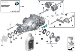 BMW original Amortiguador de vibración 1er F20 (33176786637) (33176786637)