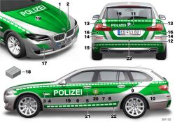 Original BMW Schutzfolie links  (51147267189)