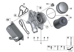 Original BMW Verschlussschraube mit Dichtring  (11417607857)