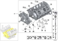 Original BMW Verschlussschraube M12x1,5 (11137553918)