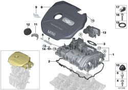 Panneau système de carburant h.pression 