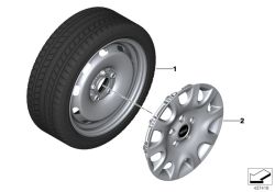 RDCi Komplettrad Winter Stahl 175/65R15 84H